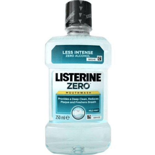 Listerine Mild Mint Zero Mouthwash 500Ml