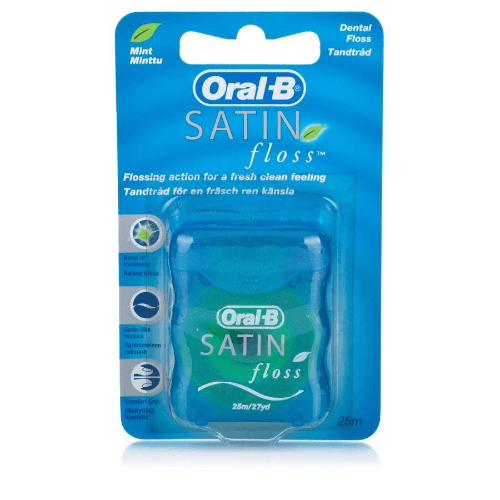 Oral B Floss Satin 25M Mint 056