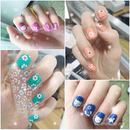 Nail stickers -flowers