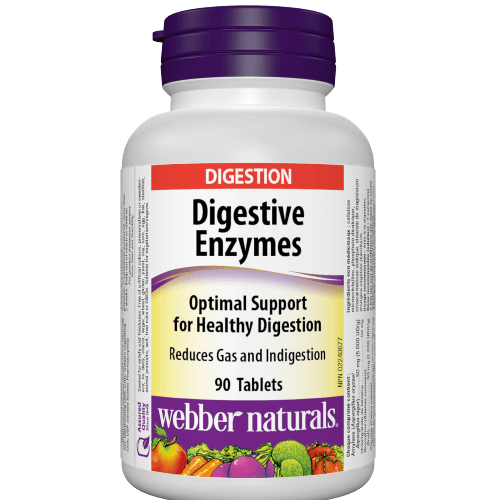 Webber Naturals Digestives Enzymes 90 Tab
