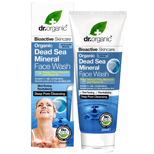 Dr.Organic Dead Sea Mineral Face Wash 200 Ml