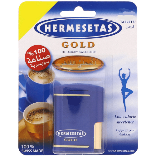 Hermesetas Gold Luxury Sweetener Tab 100'S