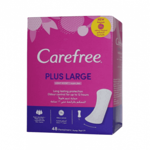 Carefree Plus Large Light Scent 48 Pantyliners