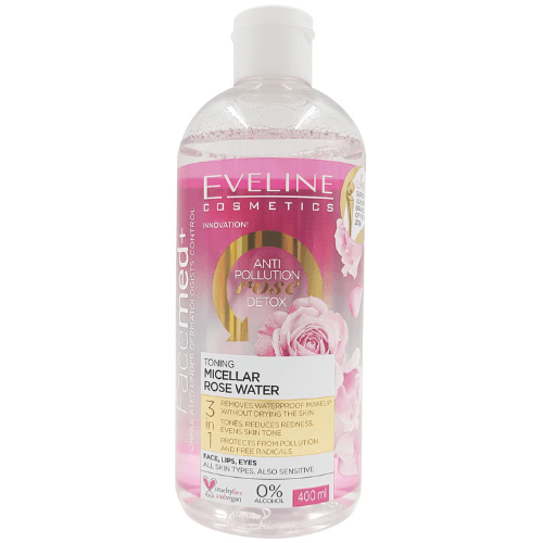 Eveline Facemed+ Tonning Micellar Rose Water 400Ml