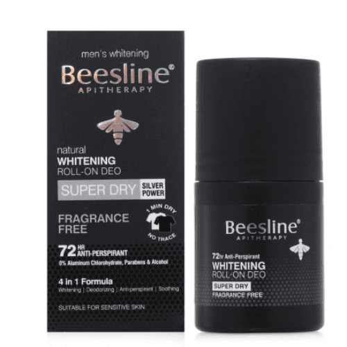 Beesline Whitening Roll On Super Dry Fragrance Free