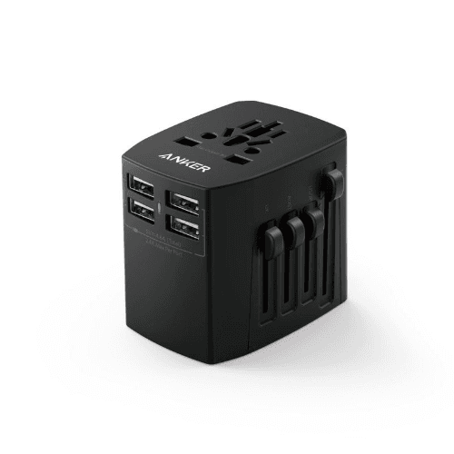 Anker Universal Travel Adapter With 4 Usb Ports