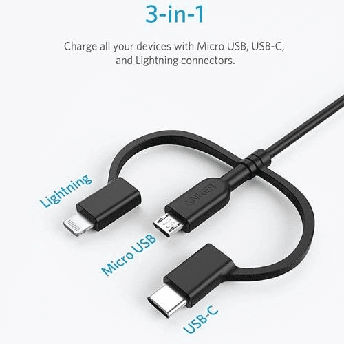 Anker Powerline Ii 3-In-1 Cable