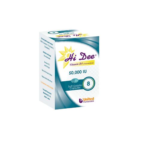HI DEE vit D3 50000 Iu 8 Cap