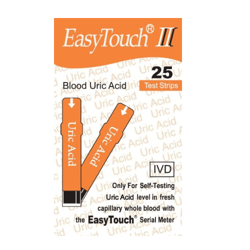 EASY MATE URIC ACID TEST STRIP 25S