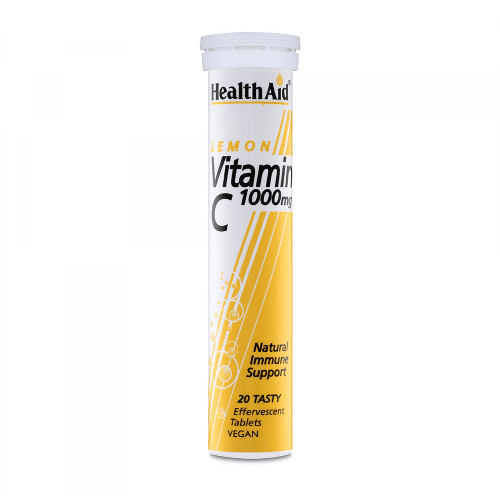 Health Aid Vitamin C 1000 Mg Lemon 20 Effervescent Tablets