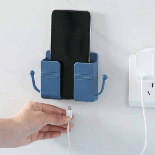 Wall Mounted Holder Multifunction Mobile Phone Charging Organizer Wall Holder