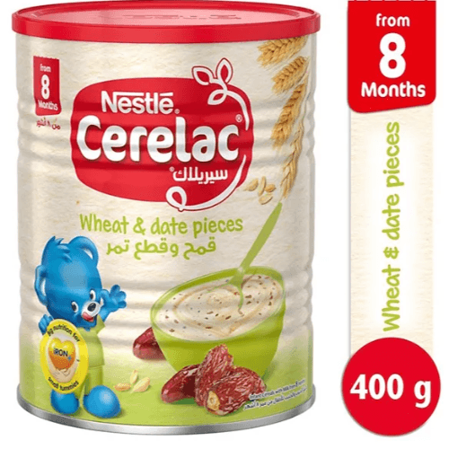 Cerelac Wheat And Date Pieces 400 Gm