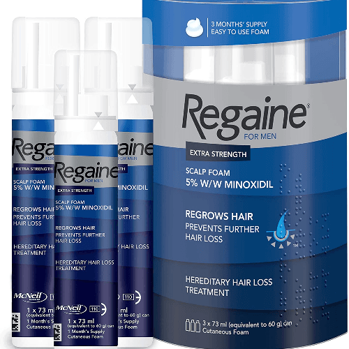 Regaine Foam 5% For Men 3 X 60 Ml