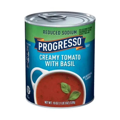 Progresso Creamy Soup Tomato With Basil 538 Gm