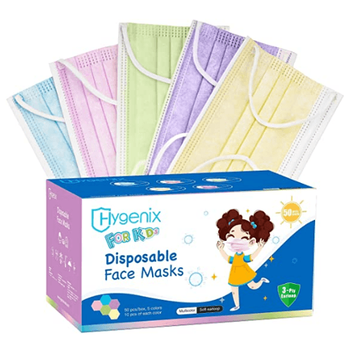 Face Mask Kids Multi Color 50 Pcs