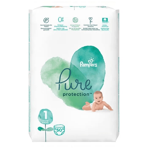 Pampers Pure S1 2X50 Vp