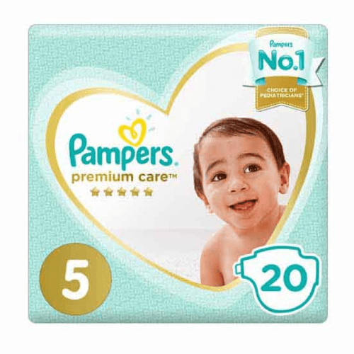 Pampers Premium Protection Size Five 20 Diapers