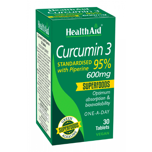 Health Aid Curcumin 3 600mg 30 Tab