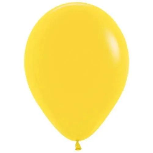 Yellow Latex Helium Balloon