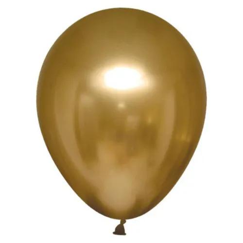 Golden Chrome Helium Balloon