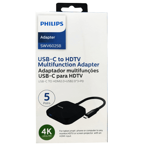 Philips Adapter USB-C to HDTV Multifunction Adapter SWV6025B