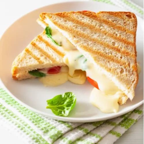 White Cheese With Tomato Sandwich