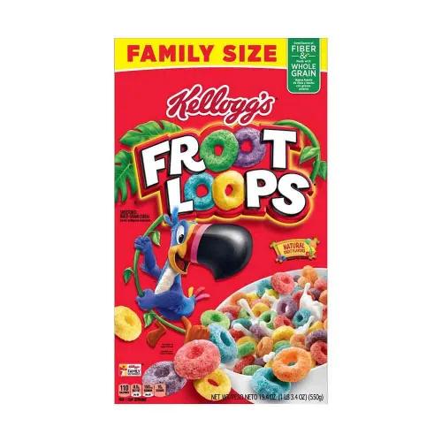 Kellogg'S Froot Loops Cereal 550 Gm