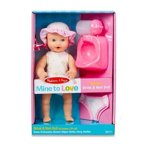 Melissa & Doug Drink & Wet Doll Annie 12"