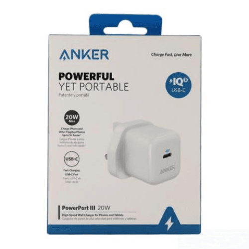 ANKER POWERFUL YET PORTABLE POWERPORT III 20W Max USB-C