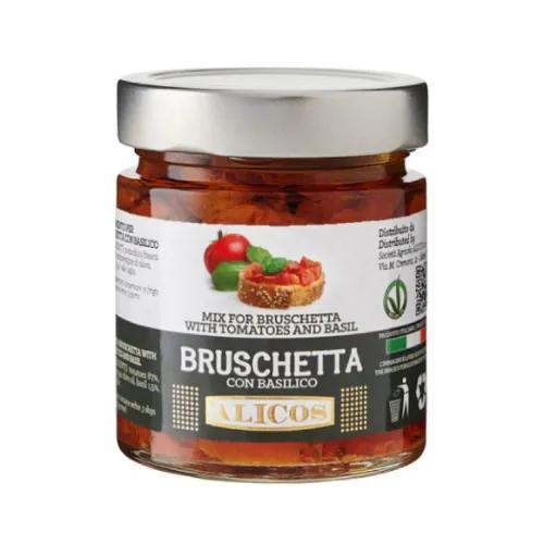 Alicos Mix for Bruschetta with Fresh Tomato & Basil 190g