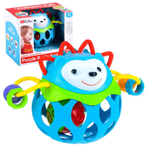 Blue Owl Baby Rattle