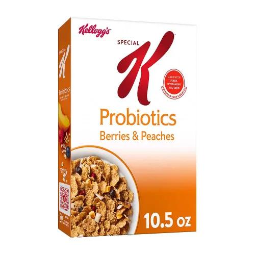 Kellogg'S Probiotics Cereal Peaches & Berries 294 Gm