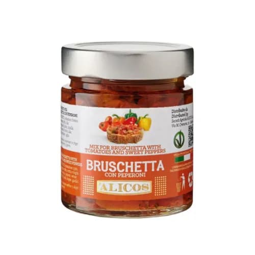 Alicos Mix for Bruschetta with Fresh Tomato & Sweet Peppers 190g