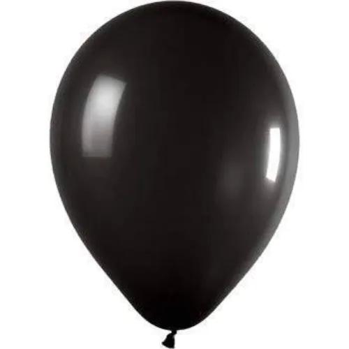 Black Latex Helium Balloon