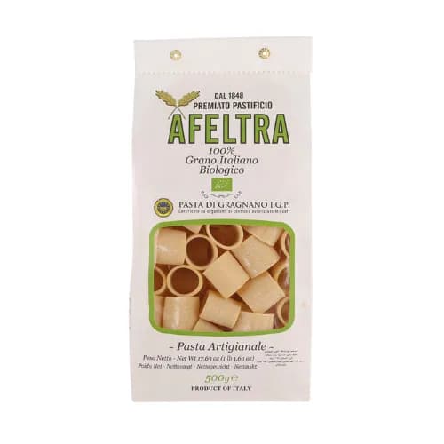 Afeltra Organic Mezzo Pacchero 500g