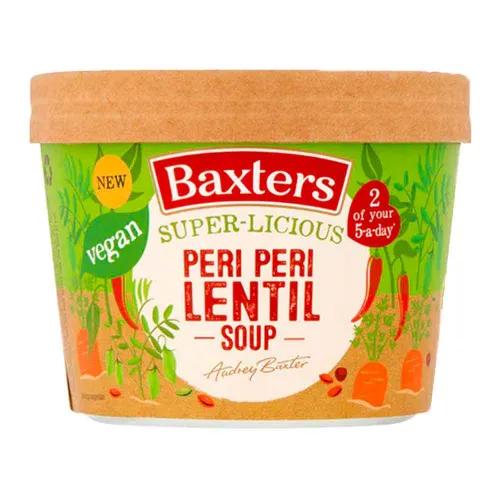 Baxters Super-Licious Peri-Peri & Lentil Soup Pot 350 Gm