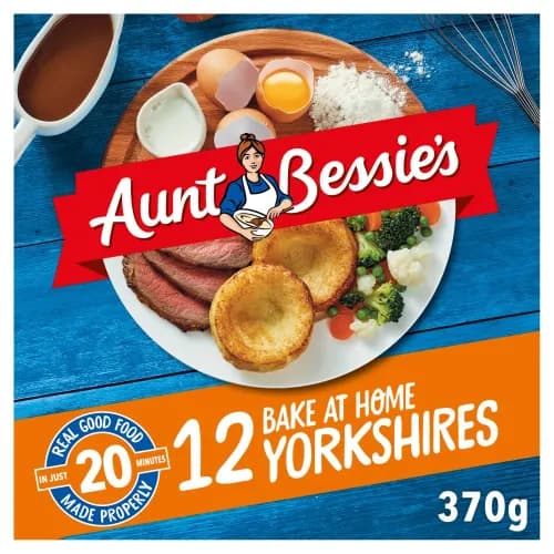 A/Bessie 12 Bake Yorkshires 370Gm