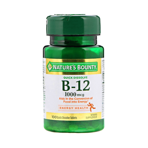 Natures Bounty B 12 1000Mcg Tablets 100'S