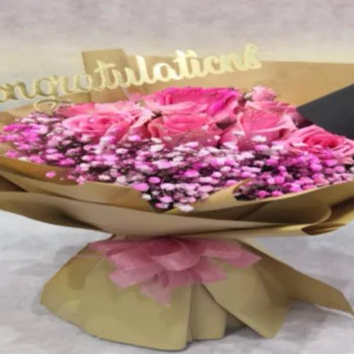 Congratulations Pink Bouquet