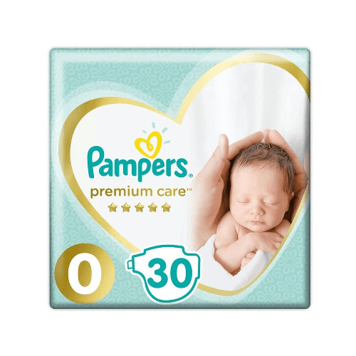 Pampers Premium Protection Size Zero 30 Diapers