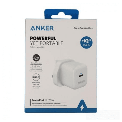 ANKER POWERFUL YET PORTABLE POWERPORT III 20W Max USB-C