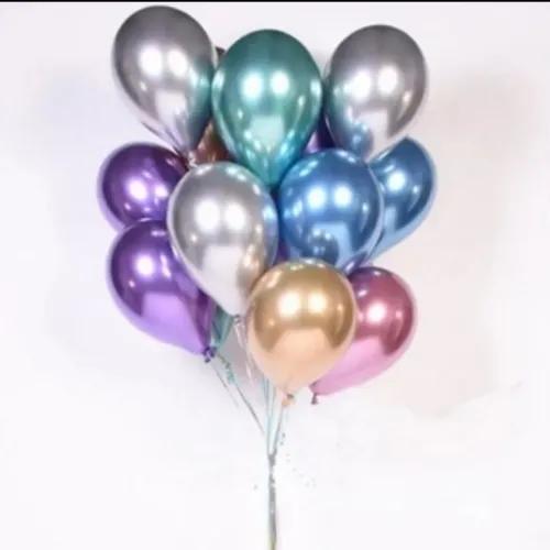 Helium Metallic Balloon Mix