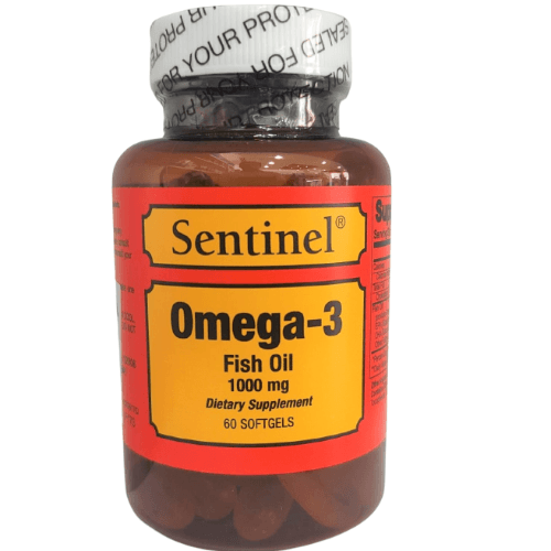 Sentinel Omega-3 Fish Oil 1000Mg Softgels 60S