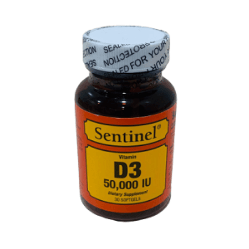 Sentinel Vitamin D3 50,000 Iu 30S