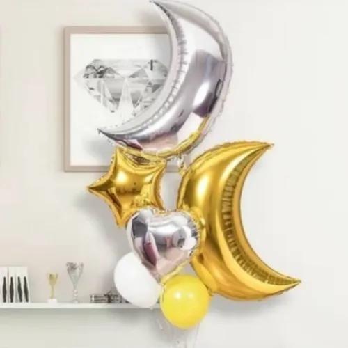 Foil Moon And Star Series Balloon