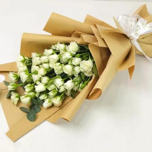 Baby Rose White Bouquet