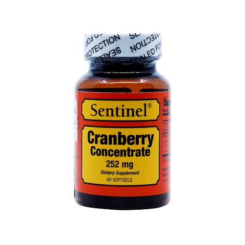 Sentinel Cranberry Concentrate 252 Mg 60S