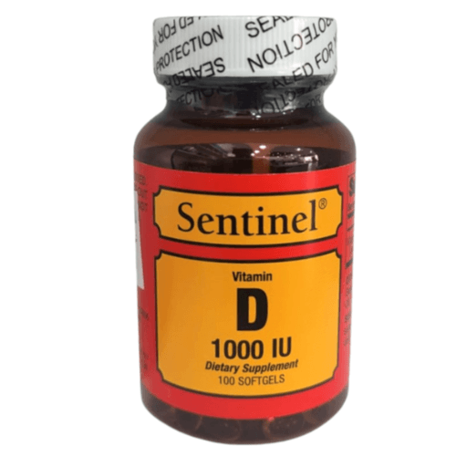 Sentinel Vitamin D 1000Iu Softgels 100S