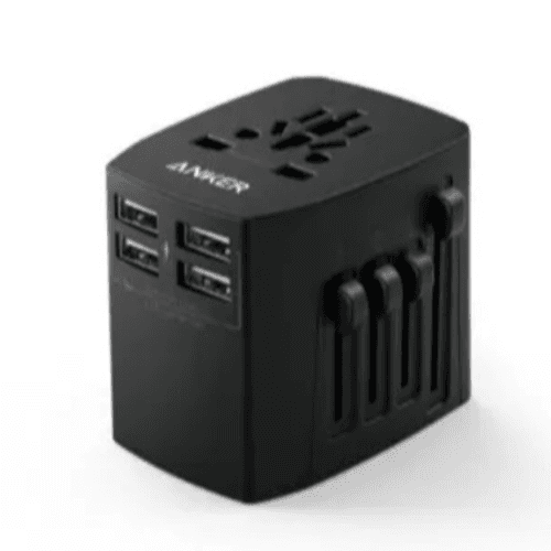 ANKER UNIVERSAL TRAVEL ADAPTER WITH 4 USB PORTS