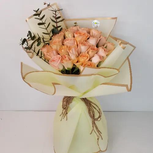 Peach Rose Bouquet   4